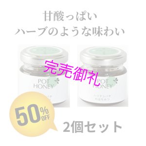 画像1: 60%OFF★アカシアHi 40g×2個セット【ハリナシ蜂はちみつ】賞味期限2024年7月 (1)