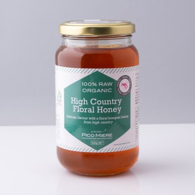 画像3: 手つかずの高地の花々から★ハイカントリーフローラル蜂蜜500ｇ【採れたて瓶詰め！完全非加熱・無農薬・ピコミーレ】 (3)